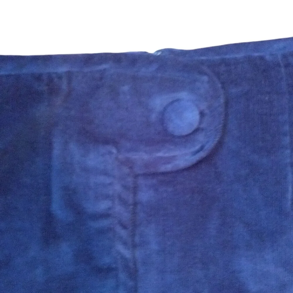Crown and Ivy Aline Velvet Corduroy Skirt-Size 8-Lined-Button Detail-Zip Close